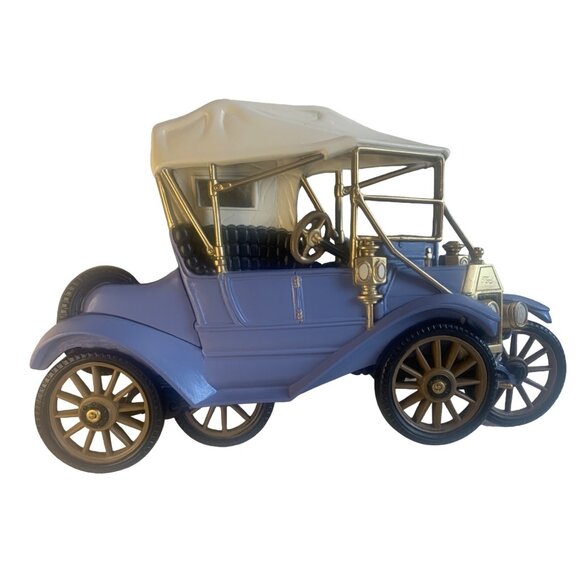 Burwood Co Antique 3D Blue Model-T Car Wall Art Plaque Model #2028-1 Vintage - Picture 1 of 10